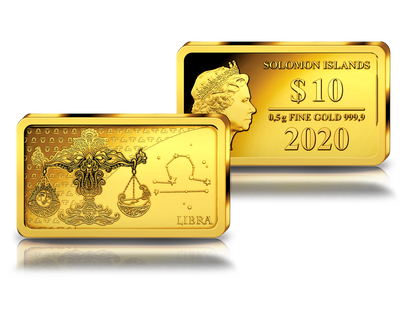 La monnaie-lingot en or le plus pur « Balance »